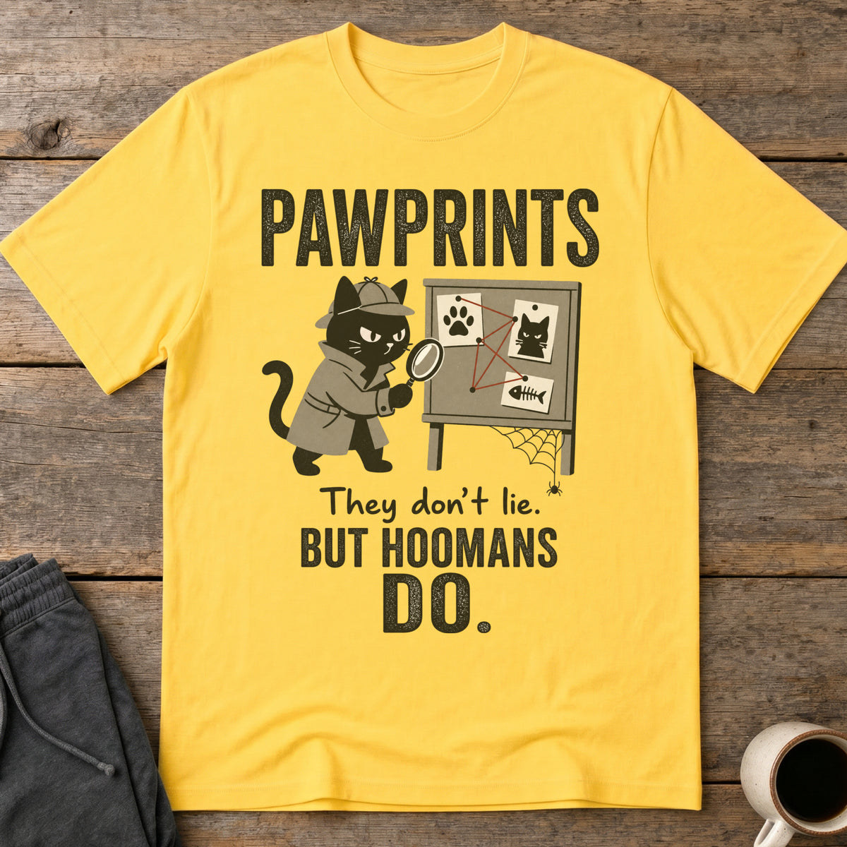 Pawprint Truth T-Shirt — Daisy