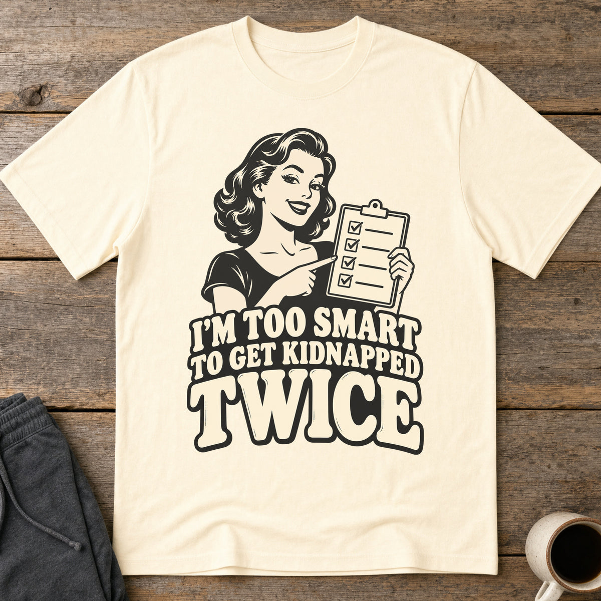 Too Smart T-Shirt — Natural