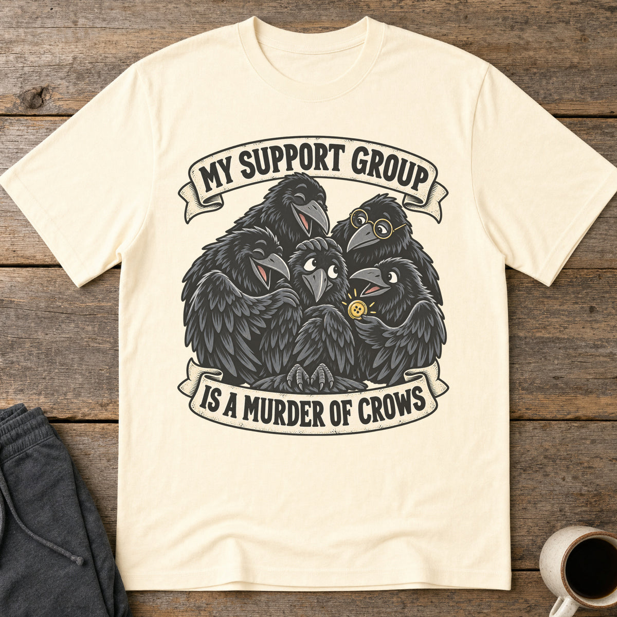 Support Flock T-Shirt — Natural