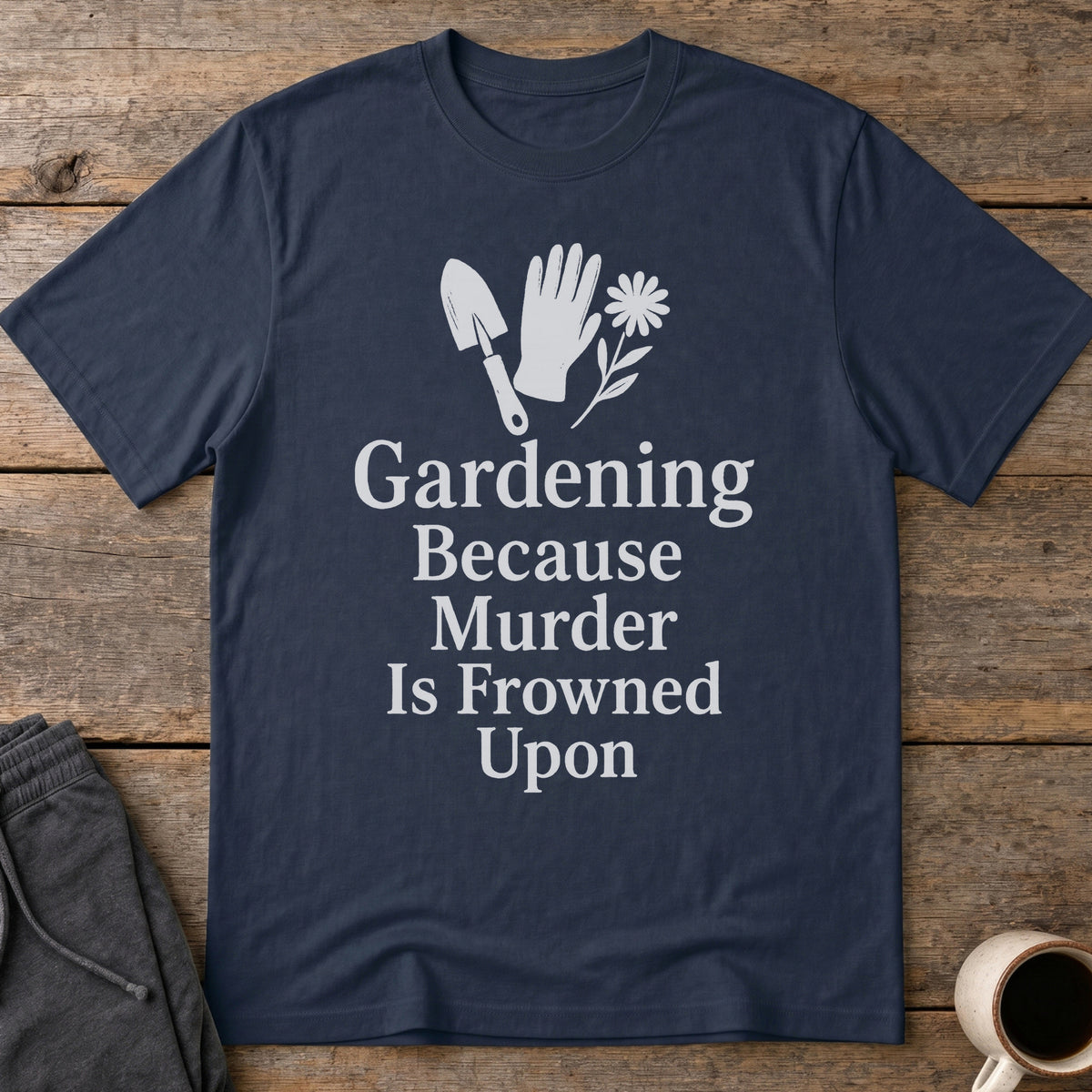 Cultivate Calm T-Shirt — Navy