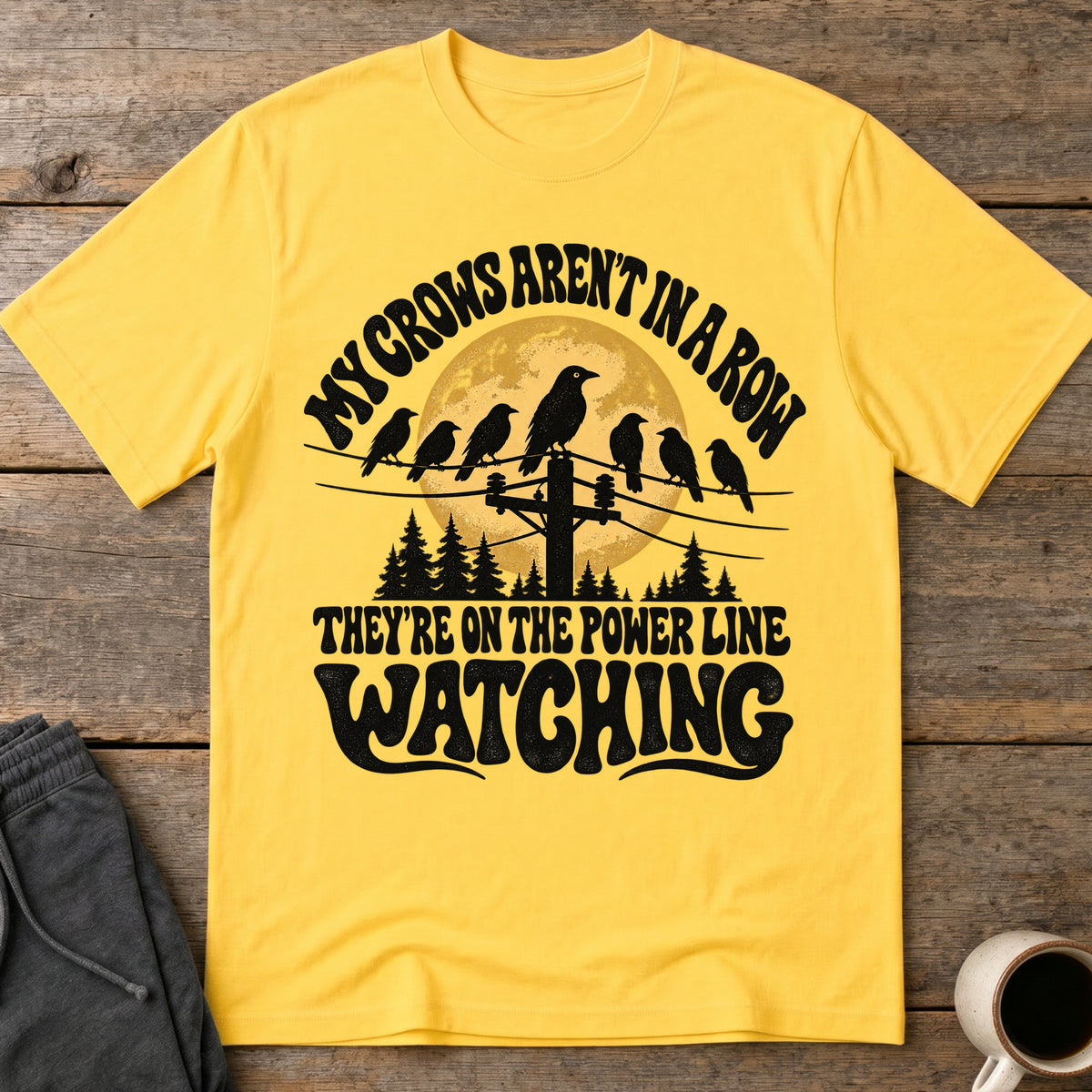 Powerline Watchers T-Shirt — Daisy