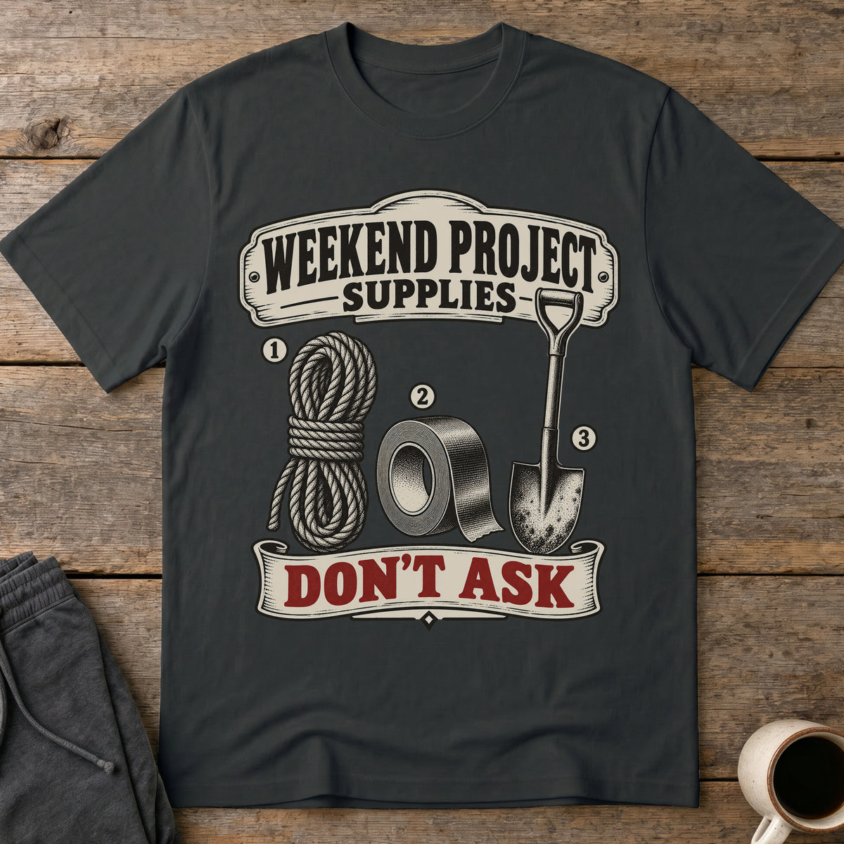 Weekend Project T-Shirt — Black