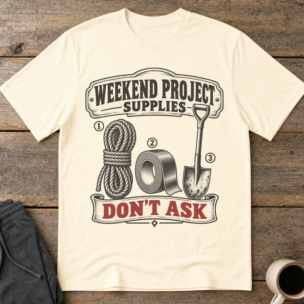 Weekend Project T-Shirt — Natural
