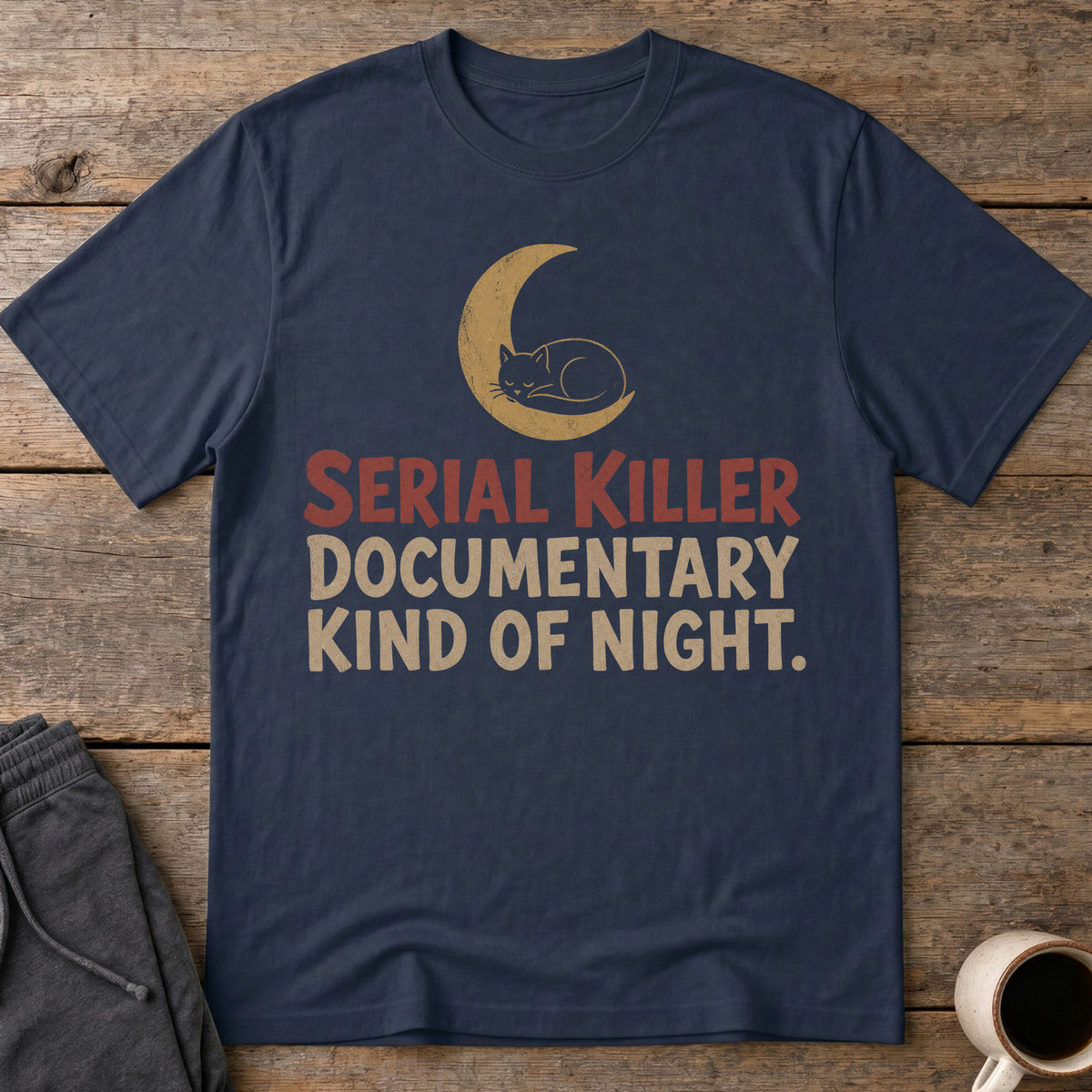 Cozy Doc Night T-Shirt — Navy