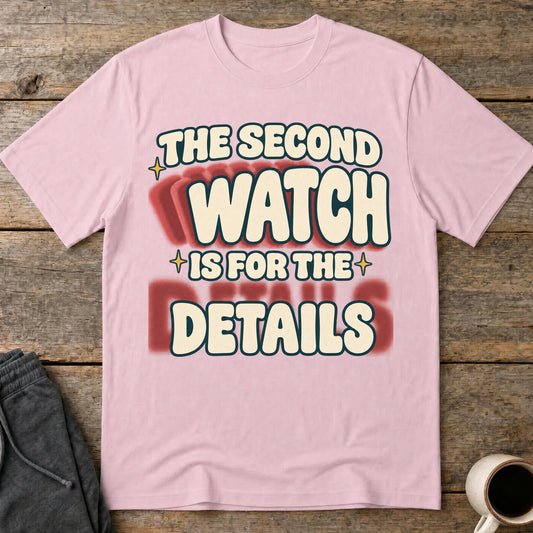 Second Watch T-Shirt — Light Pink