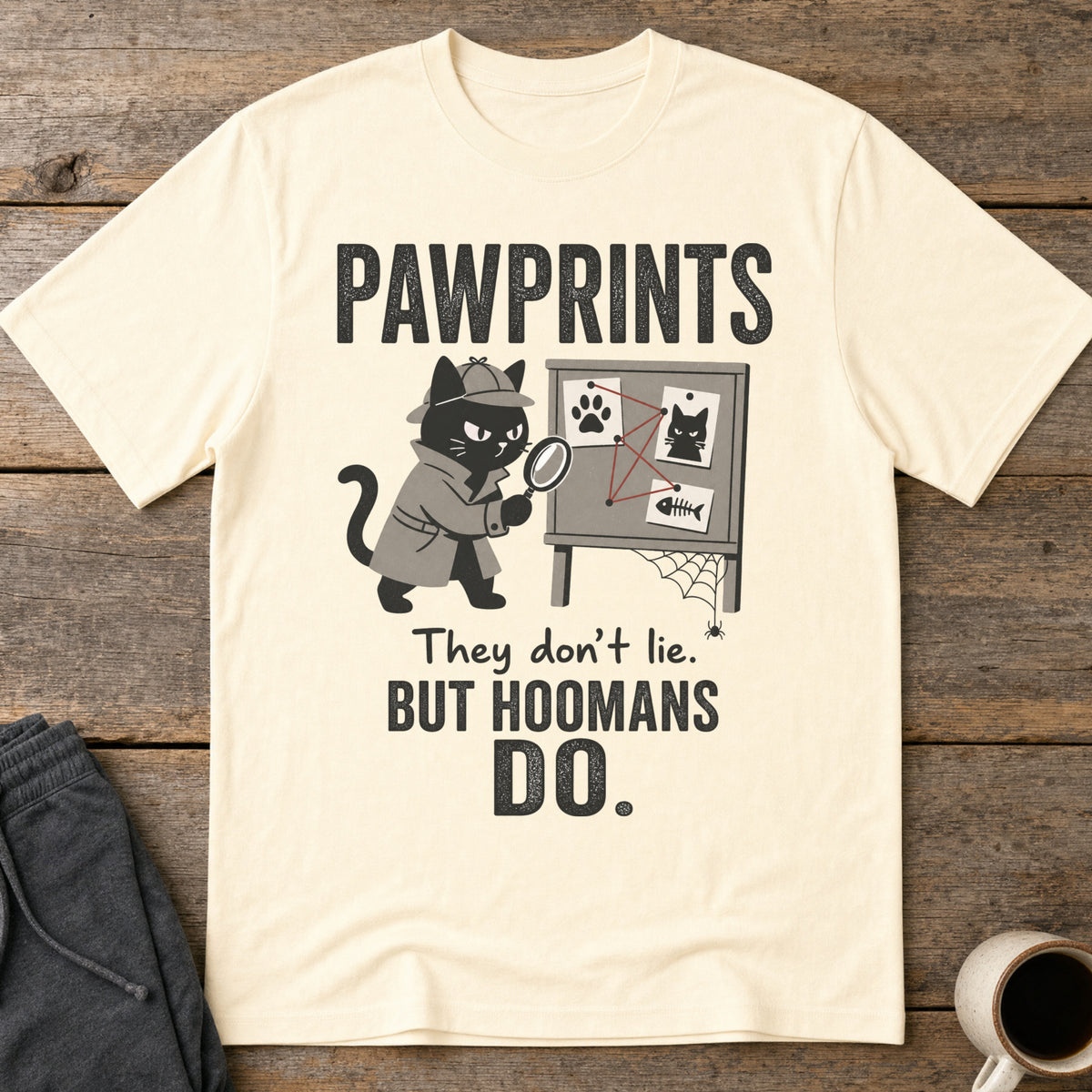 Pawprint Truth T-Shirt — Natural