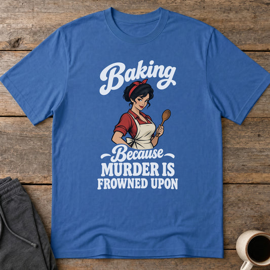 Baking Over Murder T-Shirt — Royal