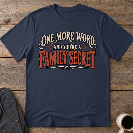 Family Secret T-Shirt — Navy