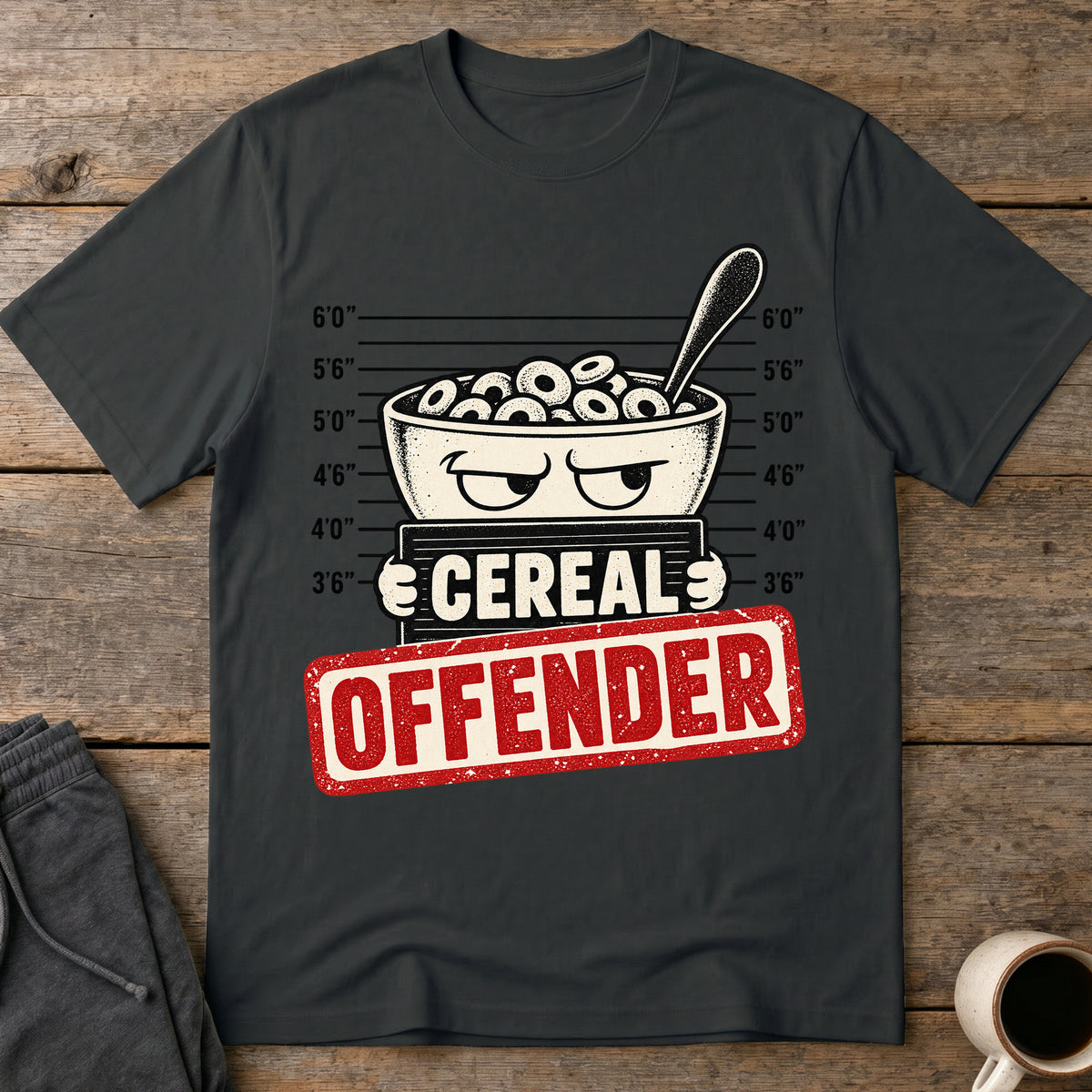 Cereal Offender T-Shirt — Black