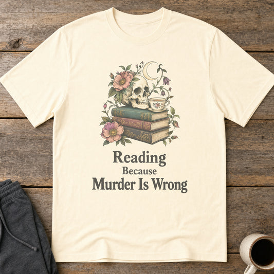 Read Instead T-Shirt — Natural