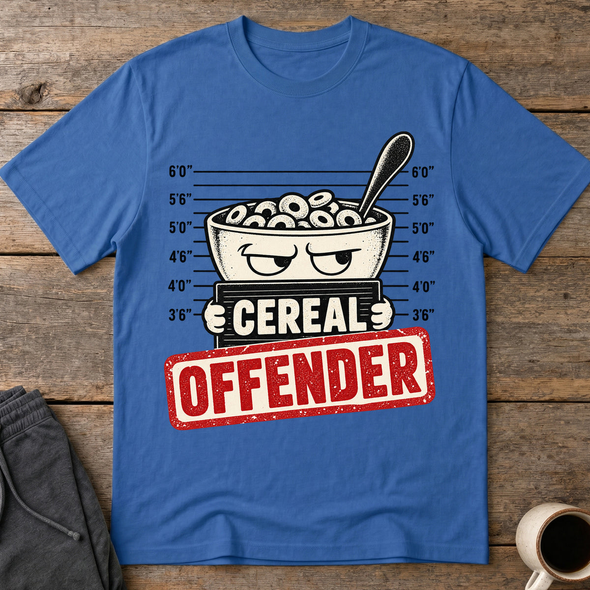 Cereal Offender T-Shirt — Royal