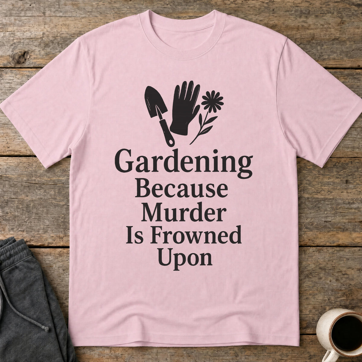 Cultivate Calm T-Shirt — Light Pink