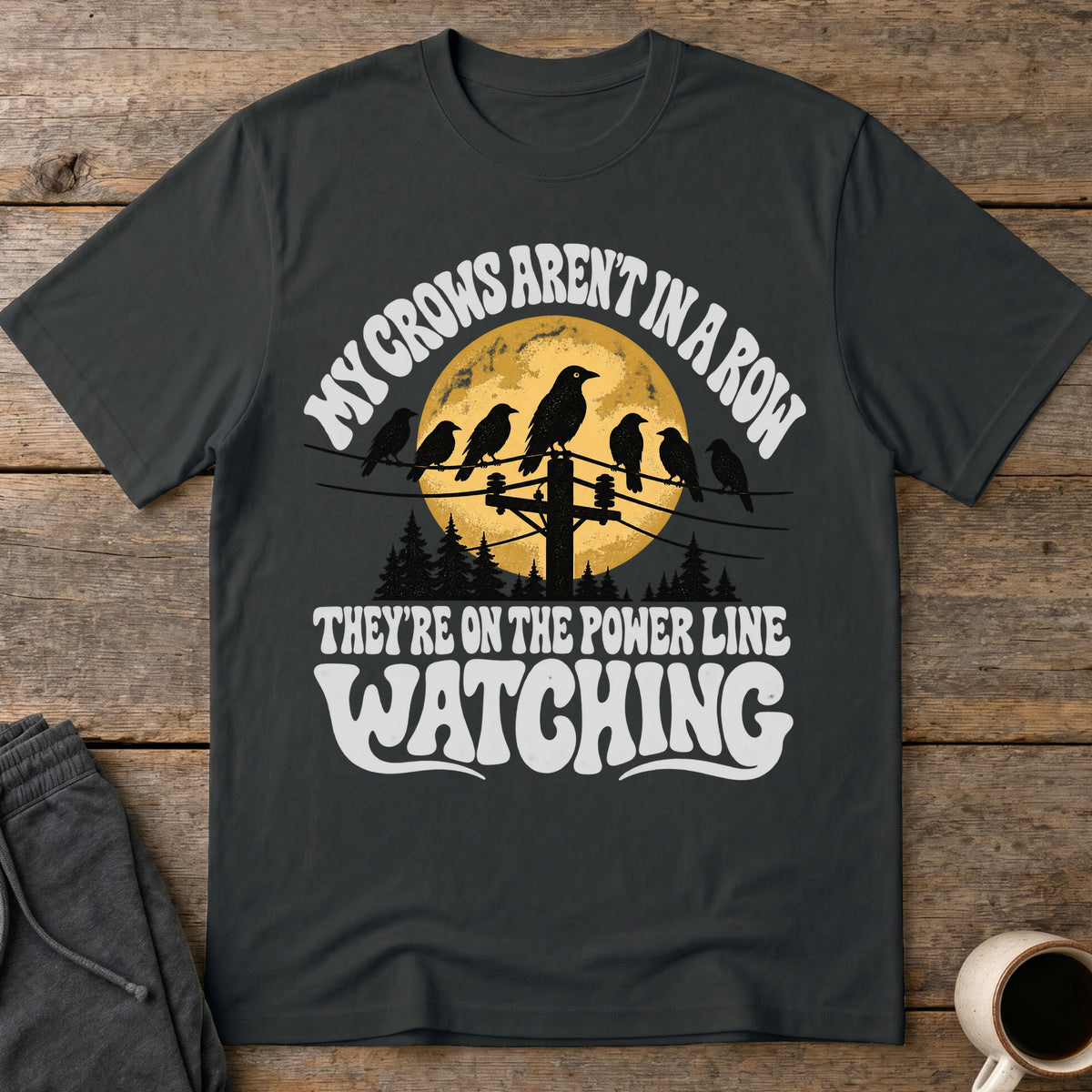 Powerline Watchers T-Shirt — Black
