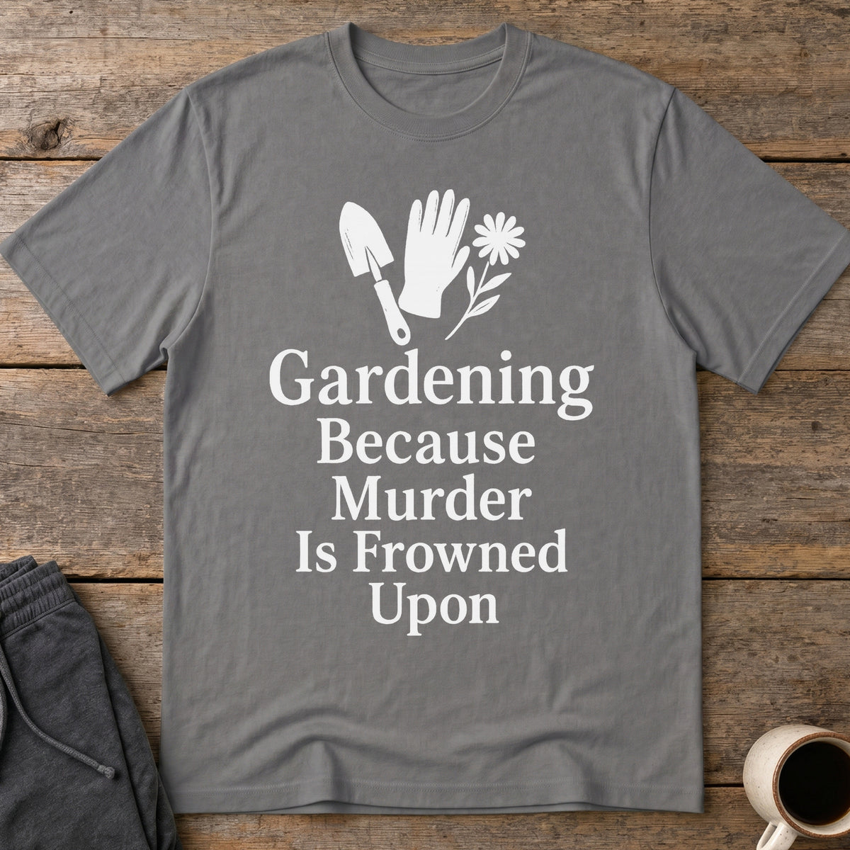 Cultivate Calm T-Shirt — Charcoal