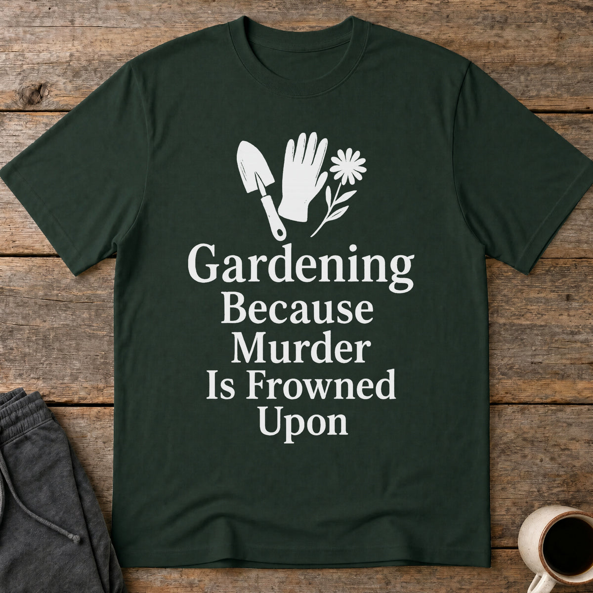 Cultivate Calm T-Shirt — Forest Green