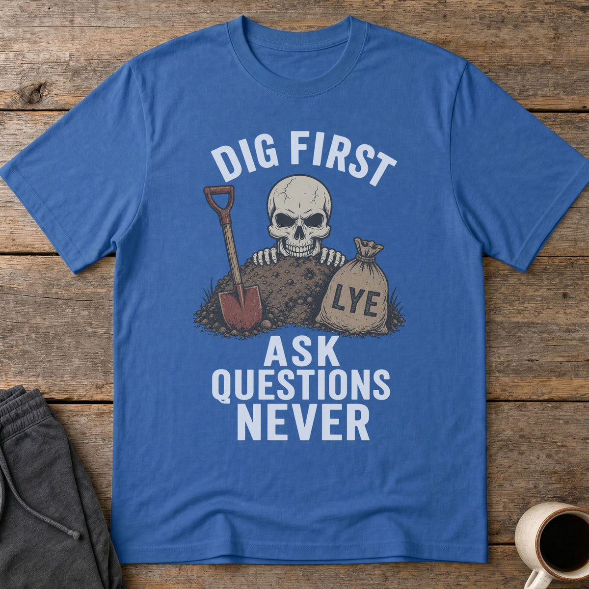 Unburied Priorities T-Shirt — Royal