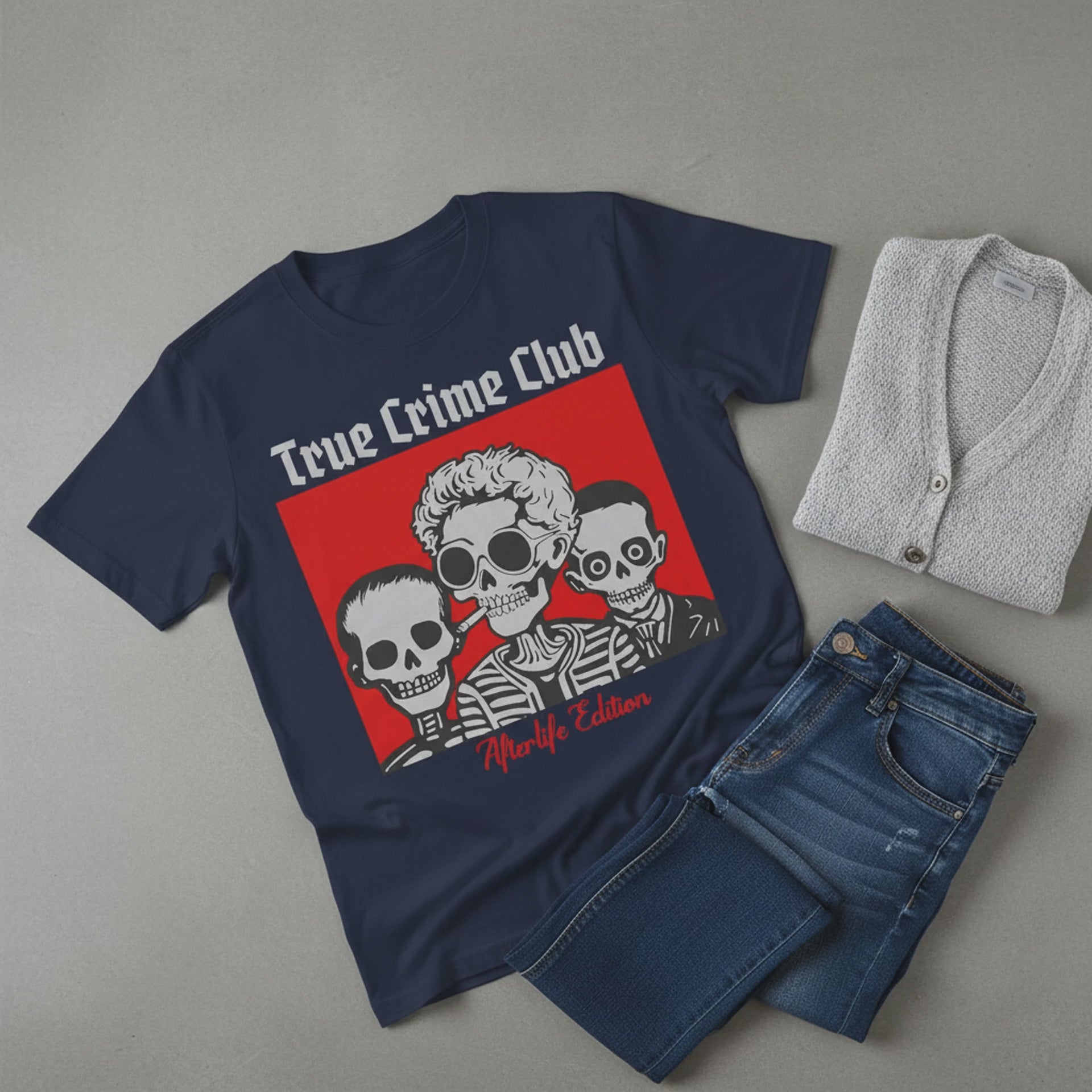 True Crime Club - Afterlife Edition T-shirt_lifestyle