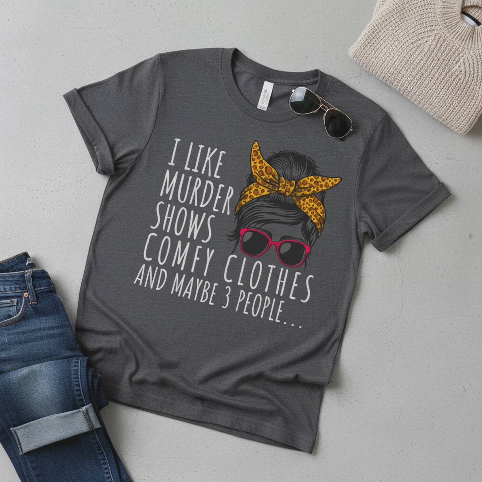 Murder Shows & Chill - T-Shirt_lifestyle