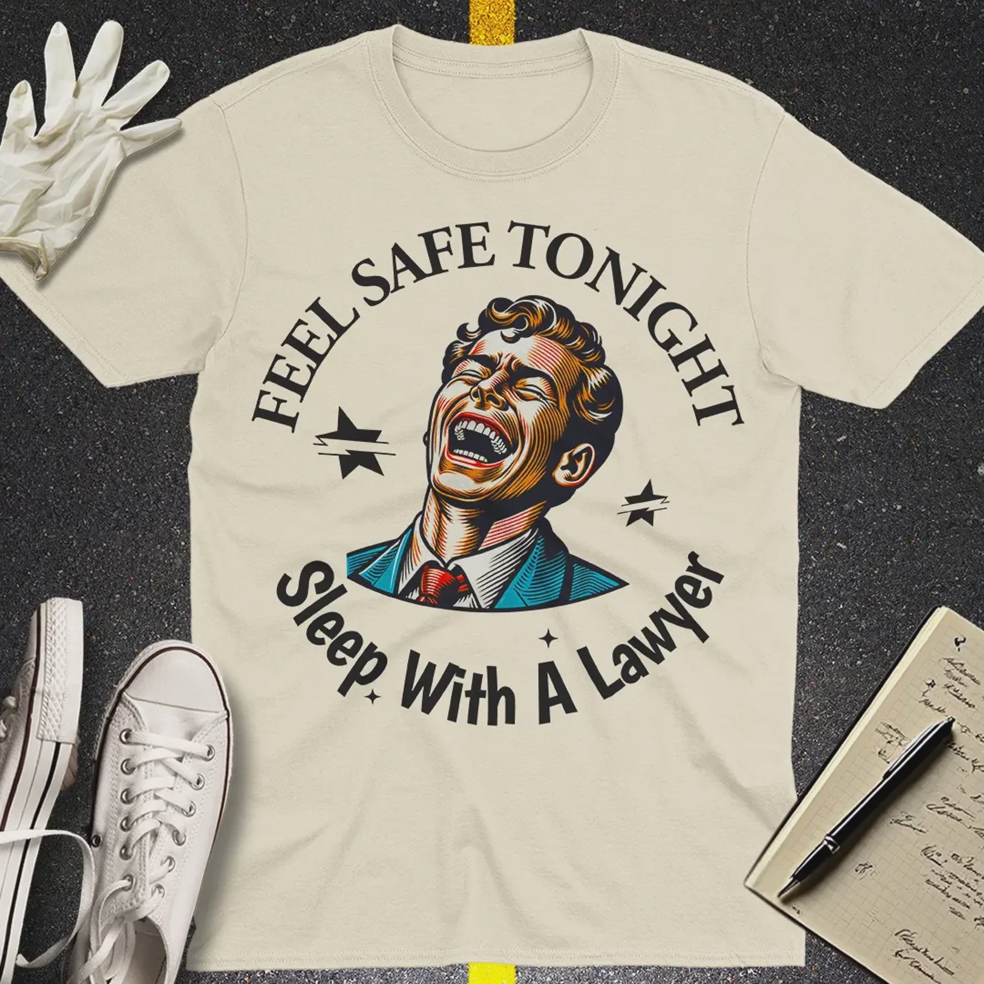Sleep With a Lawyer T-shirt_slideshow